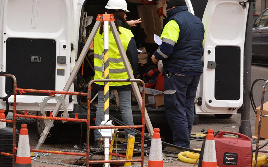 camion pompage assainissement Paris 15
